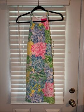 Lilly Pulitzer Multicolor Tropical Floral Halter dress
